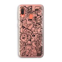 Vexx Black City : Samsung Galaxy A20e Transparant Hoesje