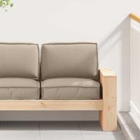 Pallet Kussen Set 2 pcs Taupe 60 x 60 x 12 cm Oxford stof