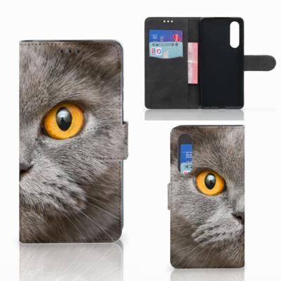 Telefoonhoesje | Met pasjeshouder | Huawei P30 Britse Korthaar