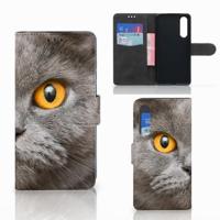 Telefoonhoesje | Met pasjeshouder | Huawei P30 Britse Korthaar Telefoonhoesje | Met pasjeshouder | Huawei P30 Britse Korthaar