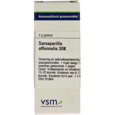 VSM Sarsaparilla officinalis 30K (4 gr)