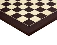 40 cm Wengé en Esdoorn Deluxe Schaakbord