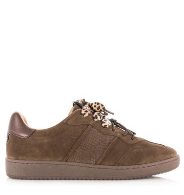 DWRS POONA sneakers dark brown Suede Dames
