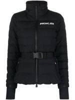 Moncler Grenoble doudoune Bettex à taille ceinturée - Noir - thumbnail