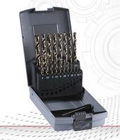 Euroboor TDS.100 spiraalborenset ø 1 -10 mm, oplopend per 0,5 mm - TDS.100
