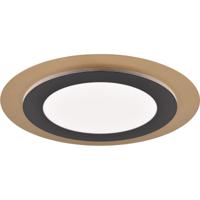LED Plafondlamp - Plafondverlichting - Trion Groan - 42W - Aanpasbare Kleur - Afstandsbediening - Dimbaar - Rond - Zwart Goud - Metaal - thumbnail