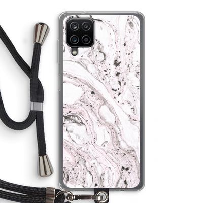Mengelmoes: Samsung Galaxy A12 Transparant Hoesje met koord