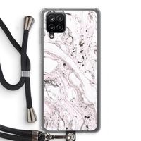 Mengelmoes: Samsung Galaxy A12 Transparant Hoesje met koord