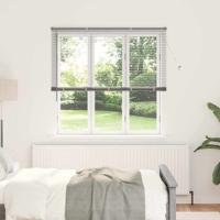 Raam Blind met gordijnen Anders Zilver 140 x 175 cm Aluminium