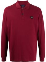 Paul & Shark polo à patch logo - Rouge