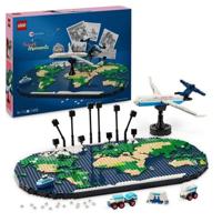 LEGO Family 41838 Ricordi di viaggio - Mappa del mondo - Regalo per i viaggiatori
