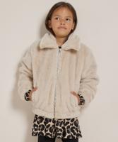 fake fur jas met kraag fake fur jas met kraag