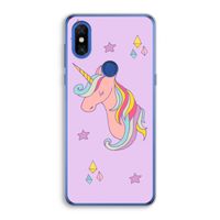Roze eenhoorn: Xiaomi Mi Mix 3 Transparant Hoesje