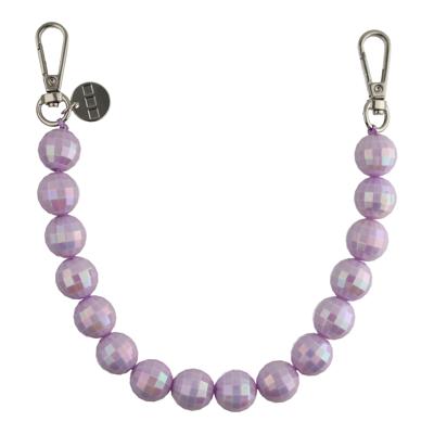 Telefoonkoord Disco - Paars - Zilver