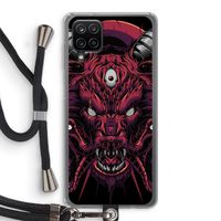 Hell Hound and Serpents: Samsung Galaxy A12 Transparant Hoesje met koord