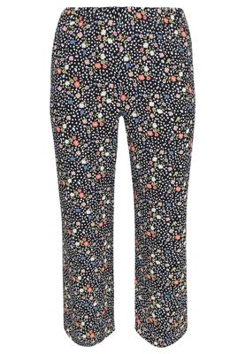 Yoek Trousers long FLOWER RAIN | Zwart | Maat 54/56