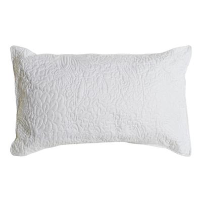 Kussen DKD Home Decor Wit Polyester Gebloemd 60 x 10 x 40 cm