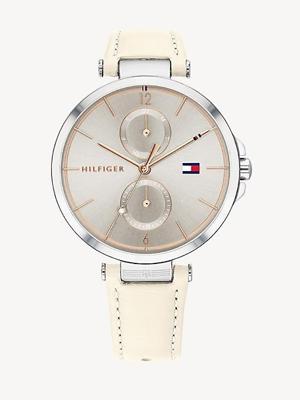 Tommy Hilfiger leren dameshorloge 1782123