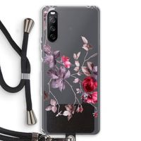 Mooie bloemen: Sony Sony Xperia 10 III Transparant Hoesje met koord