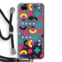 8-bit N°2: Pixel 3a Transparant Hoesje met koord