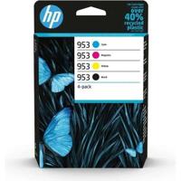 Confezione da 4 cartucce di inchiostro originali HP 953, nero / ciano / magenta / giallo (6ZC69AE) per HP OfficeJet Pro 7700/8200/8700