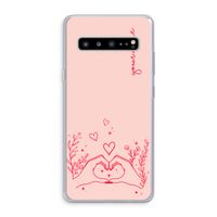 Love is in the air: Samsung Galaxy S10 5G Transparant Hoesje