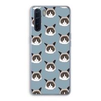 It's a Purrr Case: Oppo A91 Transparant Hoesje