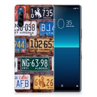 Sony Xperia L4 | Siliconen hoesje | met foto Kentekenplaten