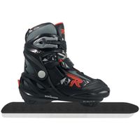 Roces - v-ice 4.0 - noren - schaatsen - zwart rood - snelle langebaan noren & verstelbare pasvorm - maat eu 30-35