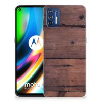 Motorola Moto G9 Plus | Bumper Hoesje | Old Wood