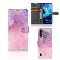 Hoesje Motorola G8 Power Lite Pink Purple Paint