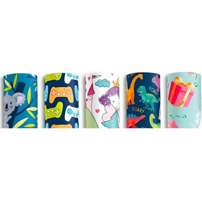 Gerimport cadeaupapier - 5x - verjaardag - 200 x 70 cm - papier Gerimport cadeaupapier - 5x - verjaardag - 200 x 70 cm - papier