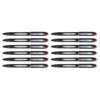 Liquid ink ballpoint pen Uni-Ball Rollerball Jestsream SX-210 Rood 12 Stuks
