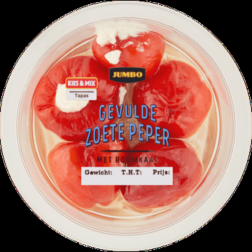 Jumbo Gevulde Zoete Peper met Roomkaas 120 g