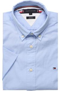 Tommy Hilfiger Regular Fit Overhemd lichtblauw, Effen