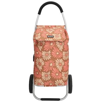 Beagles Boodschappenkar / Trolley Alberic Brown Flower