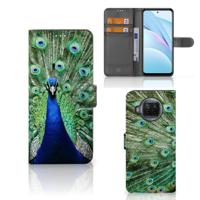 Xiaomi Mi 10T Lite | Telefoonhoesje | Met pasjeshouder | Pauw
