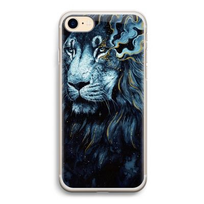 Darkness Lion: iPhone 7 Transparant Hoesje