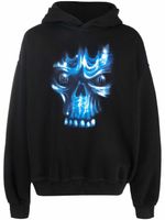 MISBHV hoodie à imprimé tête de mort - Noir