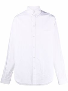 Balenciaga chemise oversize à manches longues - Blanc