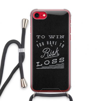 Risk loss: iPhone SE 2020 Transparant Hoesje met koord