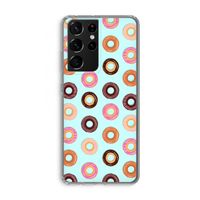 Donuts: Samsung Galaxy S21 Ultra Transparant Hoesje