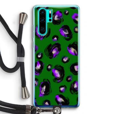 Green Cheetah: Huawei P30 Pro Transparant Hoesje met koord