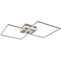 LED Plafondlamp Vierkant 35.5W RGBW Dimbaar met Afstandsbediening Titaan