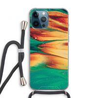 Green Inferno: iPhone 12 Pro Transparant Hoesje met koord