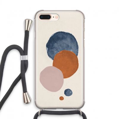 Geo #4: iPhone 7 PLUS Transparant Hoesje met koord