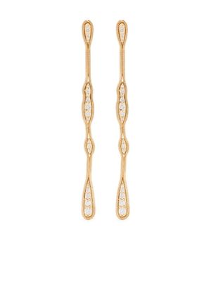 Fernando Jorge boucles d'oreilles en or 18ct pavées de diamants