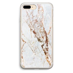Goud marmer: iPhone 7 Plus Transparant Hoesje