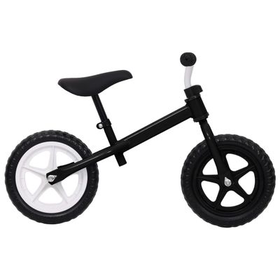 VidaXL Loopfiets met 11 inch wielen zwart
