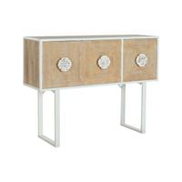 Wandtafel DKD Home Decor Wit Metaal Spar 120 x 35 x 90 cm